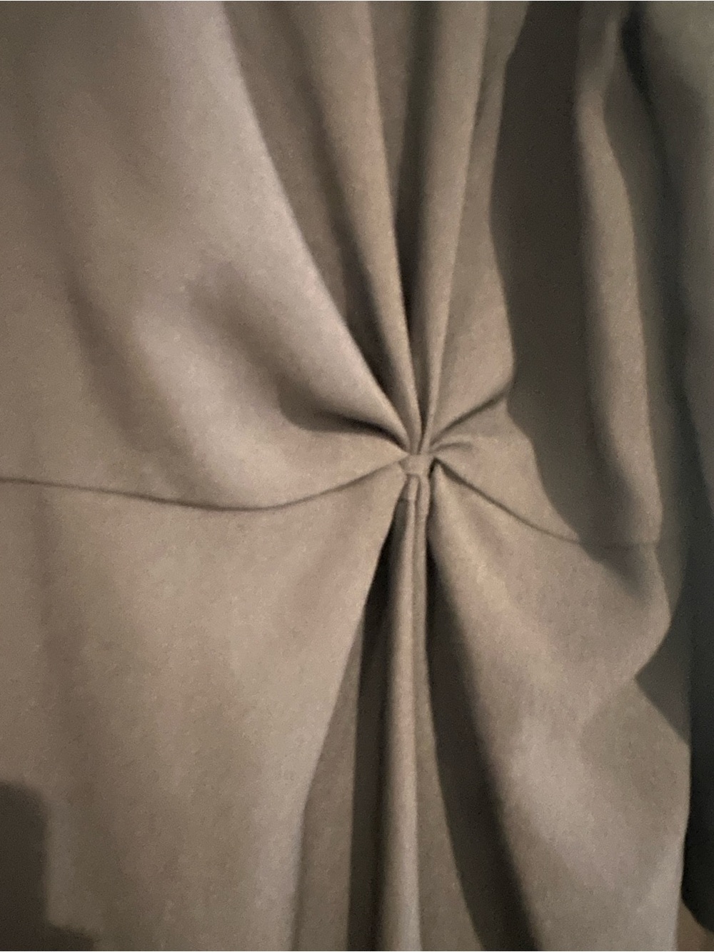 LOFT Black Long-Sleeve Twist Detail Blouse - Picture 3 of 5